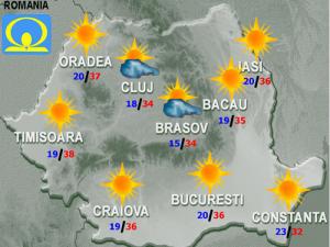 Vreme caniculara si in urmatoarele zile