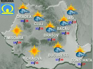 Vreme frumoasa, cu temperaturi suportabile