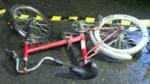 Biciclist accidentat grav de… alt biciclist