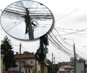 Scapam de cablurile care „atarna” prin Zalau