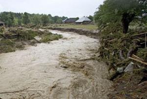 Cod galben de inundatii pe raul Crasna