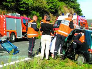 Accident cu sase raniti intre Sincraiu Almasului si Sutor