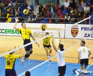 Antrenament oficial pentru Volei Municipal Zalau in meciul de la Cluj