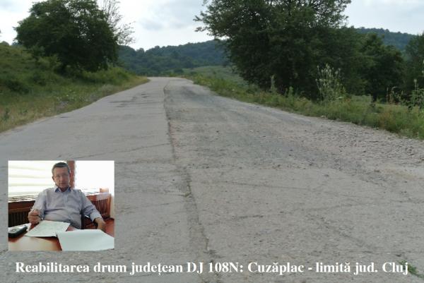 Inca un drum judetean – DJ 108N, intra in reabilitare cu fonduri de la Consiliul Judetean