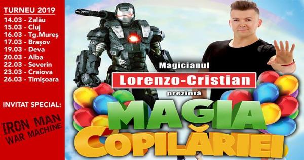 Lorenzo Cristian cel mai titrat magician din Romania pregateste un show pe cinste