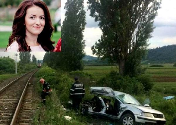 Politia propune judecarea pentru ucidere din culpa a tinerei care s-a aflat la volanul masinii lovite de tren in Jibou