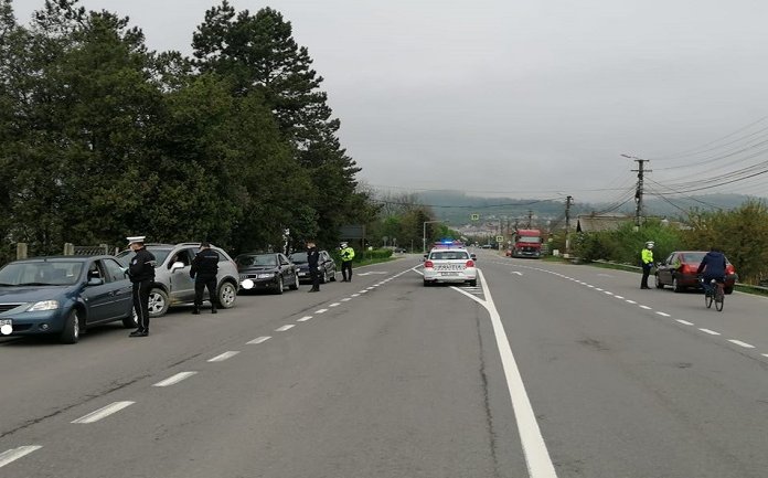 Politistii au aplicat 190 de sanctiuni in 24 de ore