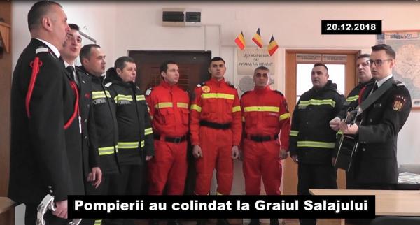 Pompierii si jandarmii au colindat Graiul Salajului