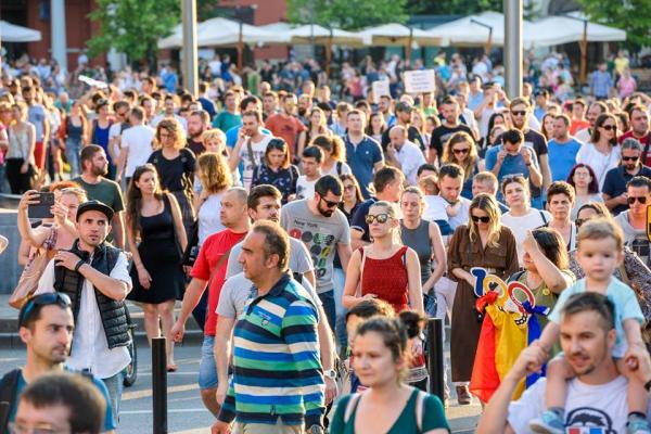 Proteste masive in Cluj impotriva modificarilor  aduse de PSD-ALDE la Codul de procedura penala