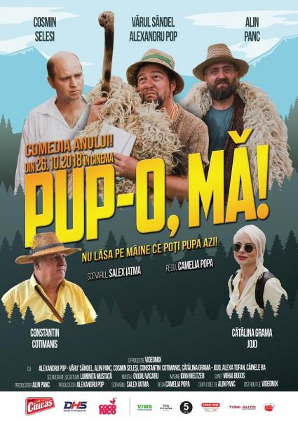 ‘Pup-o, ma!’ – comedia de succes cu trei actori salajeni cap de afis  vine la Zalau in 20 si 21 decembrie