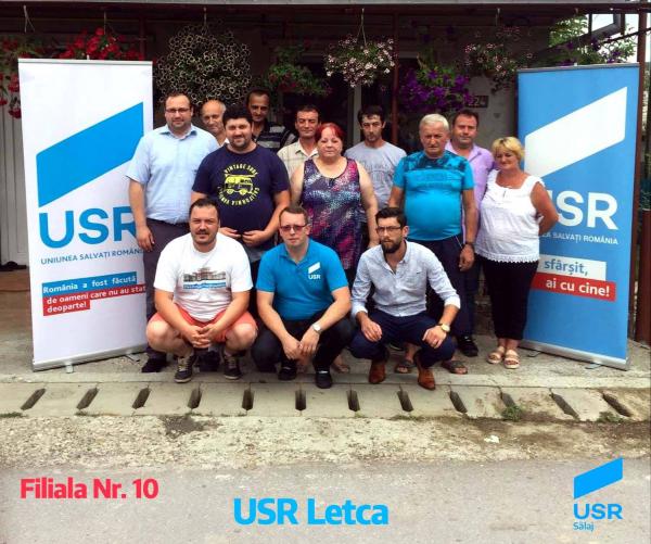 USR Salaj la a 10-a filiala locala in Letca