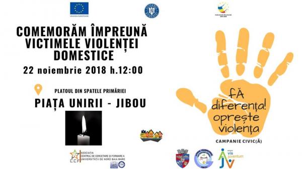 Victimele violentei domestice vor fi comemorate la Jibou